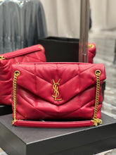 Load image into Gallery viewer, YSL PUFFER MEDIUM BAG IN QUILTED LAMBSKIN