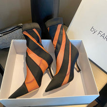 Load image into Gallery viewer, Jimmy Choo Mugler Sock Ankle Boots