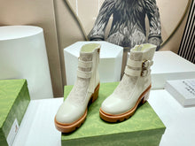 Load image into Gallery viewer, Gucci GG Ankle Boot With Buckle