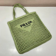 Load image into Gallery viewer, Prada Raffia Tote Bag