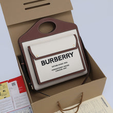 Load image into Gallery viewer, Burberry Leather Medium Pocket Bag