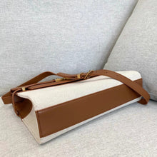 Load image into Gallery viewer, YSL Manhattan Shoulder Bag In Canvas And Leather