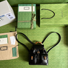 Load image into Gallery viewer, Gucci Bamboo Small Backpack
