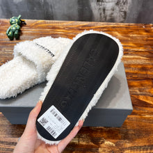 Load image into Gallery viewer, Balenciaga Furry Slide Sandals