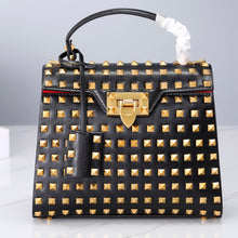 Load image into Gallery viewer, Valentino Garavani Small Rockstud Alcove Grainy Calfskin Bag