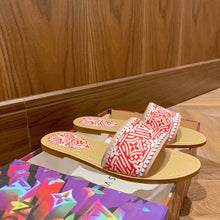 Load image into Gallery viewer, Louis Vuitton Crafty Lock It Flat Mule