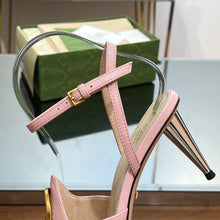 Load image into Gallery viewer, Gucci Blonde Heeled Sandal