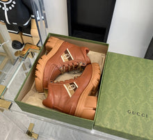 Load image into Gallery viewer, Gucci Ankle Boots With Interlocking G