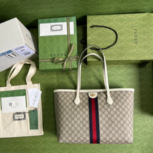 Load image into Gallery viewer, Gucci Ophidia GG Medium Tote Bag