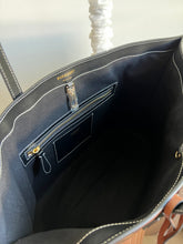 Load image into Gallery viewer, Burberry Check And Leather Medium Tote Bag