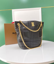 Load image into Gallery viewer, Burberry Small Quilted Lambskin Lola Bucket Bag