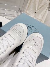 Load image into Gallery viewer, Prada Downtown High Heel Leather Sneakers
