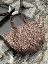 Load image into Gallery viewer, YSL Painer Medium Bag In Raffia