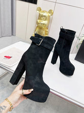 Load image into Gallery viewer, YSL Cherry Buckle Platform Boots