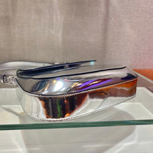 Load image into Gallery viewer, Prada Silver Cleo brushed Leather Shoulder Bag With Flap