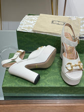 Load image into Gallery viewer, Gucci Platform Sandal With Horsebit