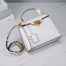 Load image into Gallery viewer, Valentino Garavani Small Rockstud Alcove Grainy Calfskin Bag