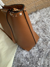 Load image into Gallery viewer, Valentino Garavani Rockstud Calfskin Grainy Tote Bag