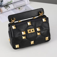 Load image into Gallery viewer, Valentino Garavani Medium Roman Stud The Shoulder Bag In Nappa With Chain