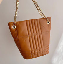 Load image into Gallery viewer, Burberry Small Quilted Lambskin Lola Bucket Bag