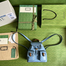 Load image into Gallery viewer, Gucci Bamboo Small Backpack