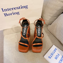 Load image into Gallery viewer, Versace Triplatform Sandals