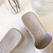 Load image into Gallery viewer, Gucci Rubber Slide Sandal - LUXURY KLOZETT