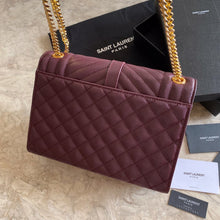 Load image into Gallery viewer, YSL Envelope Medium Bag In Mix Matelasse Grain De Poudre Embossed Leather