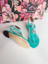 Load image into Gallery viewer, Dolce & Gabbana Patent Leather DG Thong Sandal