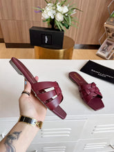 Load image into Gallery viewer, YSL Tribute Flat Mule