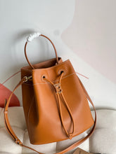 Load image into Gallery viewer, Burberry Leather Small TB Bucket Bag
