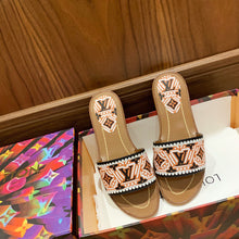 Load image into Gallery viewer, Louis Vuitton Crafty Lock It Flat Mule