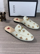 Load image into Gallery viewer, Gucci Princetown Embroidered Leather Slipper