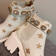 Load image into Gallery viewer, Gucci Leather Boot With Ankle Belt