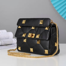 Load image into Gallery viewer, Valentino Garavani Medium Roman Stud The Shoulder Bag In Nappa With Chain