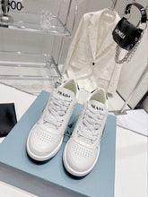 Load image into Gallery viewer, Prada Downtown High Heel Leather Sneakers