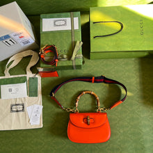 Load image into Gallery viewer, Gucci Small Top Handle Bag With Bamboo
