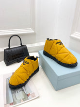 Load image into Gallery viewer, Prada Paddled Nylon Slip on Shoes