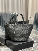 Load image into Gallery viewer, YSL Painer Medium Bag In Raffia