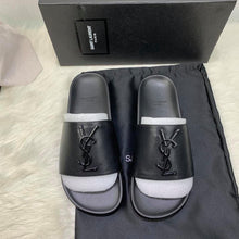 Load image into Gallery viewer, Saint Laurent Slippers - LUXURY KLOZETT