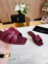 Load image into Gallery viewer, YSL Tribute Flat Mule