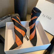 Load image into Gallery viewer, Jimmy Choo Mugler Sock Ankle Boots