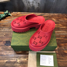 Load image into Gallery viewer, Gucci Platform Perforated G Sandals