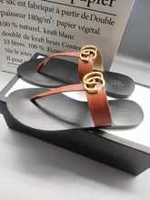 Load image into Gallery viewer, Gucci Leather Thong Sandal - LUXURY KLOZETT