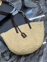 Load image into Gallery viewer, YSL Painer Medium Bag In Raffia