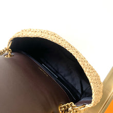 Load image into Gallery viewer, YSL Niki Medium Chain Bag In Raffia