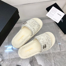Load image into Gallery viewer, Chanel Braided Knit Mule