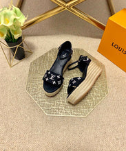 Load image into Gallery viewer, Louis Vuitton Starboard Wedge Sandals