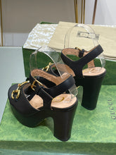 Load image into Gallery viewer, Gucci Platform Sandal With Horsebit