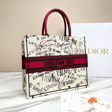 Load image into Gallery viewer, Christian Dior Book Tote Bag